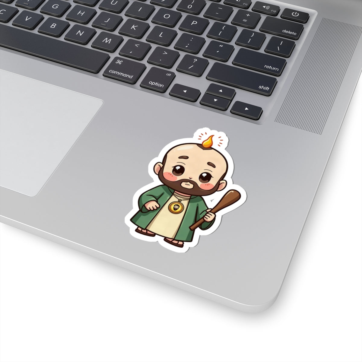 St Jude Thaddeus: Bearer of the Pentecost Flame — Sticker