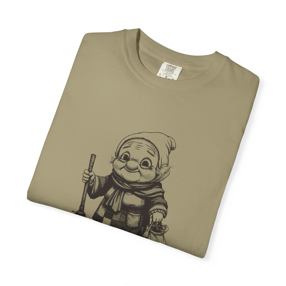 La Befana · “Sweep the old year out.” — Garment-Dyed One-Ink Tee