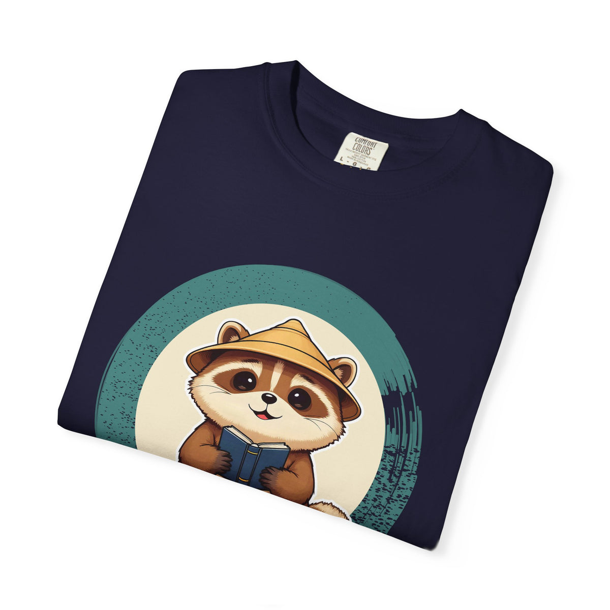 Tanuki: Lucky Greeter at the Shop Door — Garment-Dyed T-Shirt