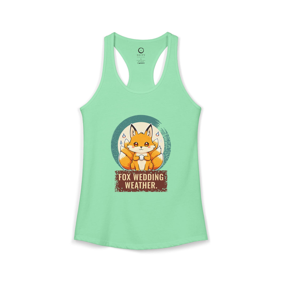 Kitsune: Messenger of Inari — Women's Racerback Tank