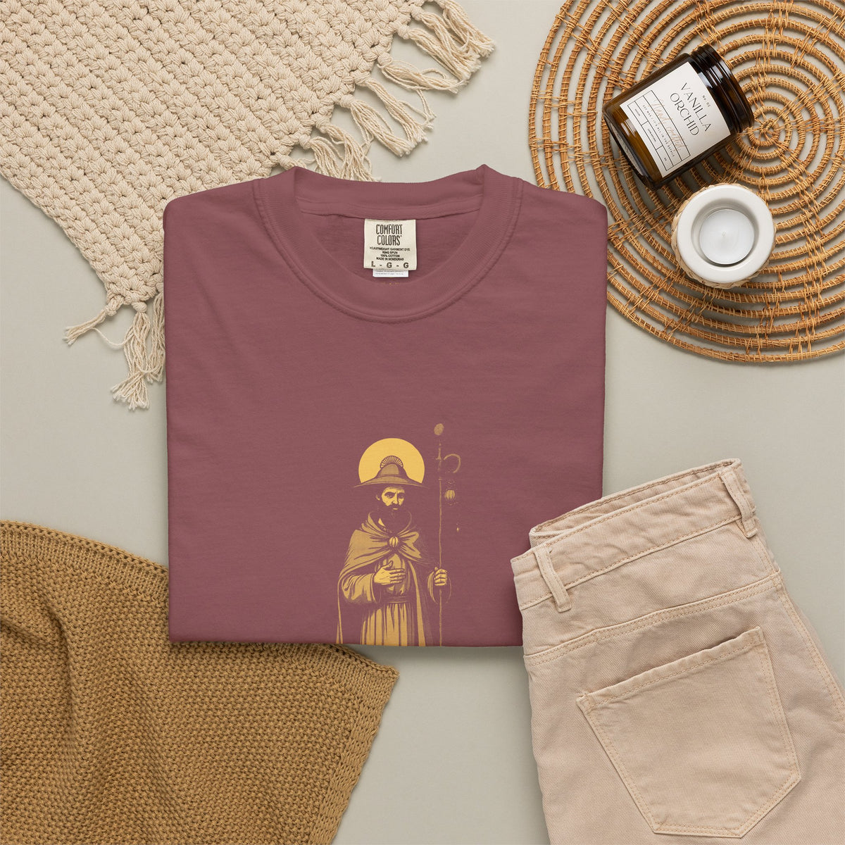 St James the Greater · “Are we there yet?” — Garment-Dyed One-Ink Tee