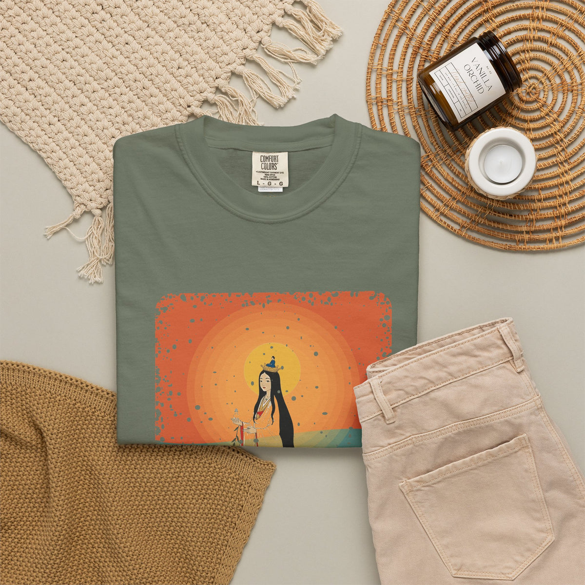 Guanyin · “World's best listener.” — Garment-Dyed T-Shirt