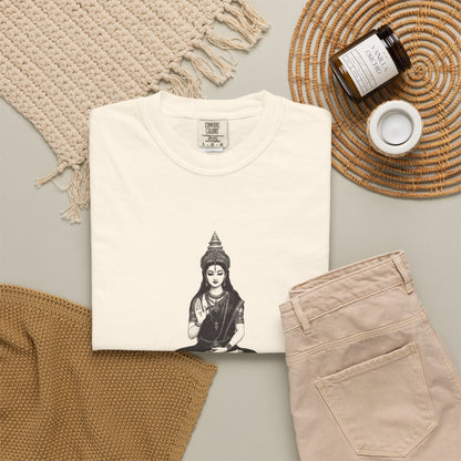 Parvati: Aparna, Who Refused Even a Leaf — Garment-Dyed One-Ink Tee