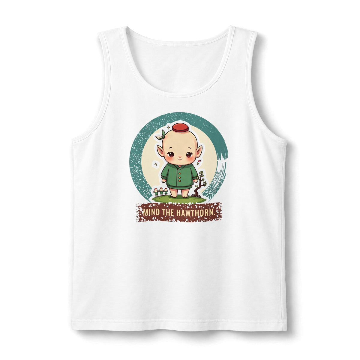 Aos Sí: Green Jacket, Red Cap — Unisex Muscle Tank
