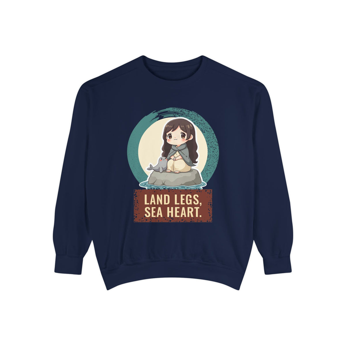 Selkie: Grey Selkie of Sule Skerry — Garment-Dyed Sweatshirt