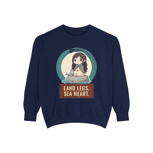 Selkie: Grey Selkie of Sule Skerry — Garment-Dyed Sweatshirt
