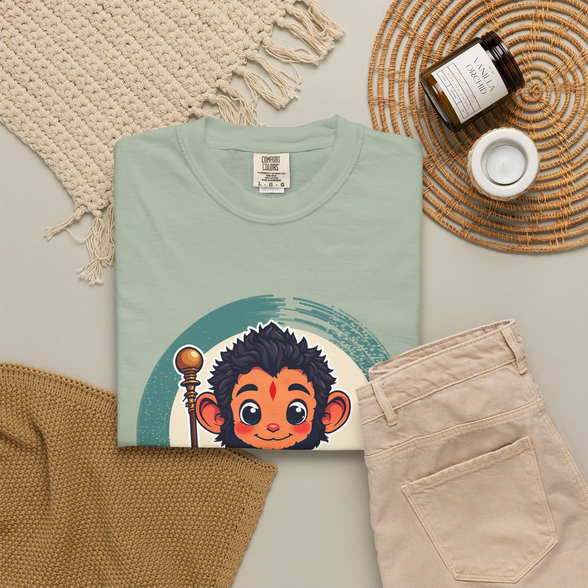 Hanuman · “Brought the whole mountain.” — Garment-Dyed T-Shirt