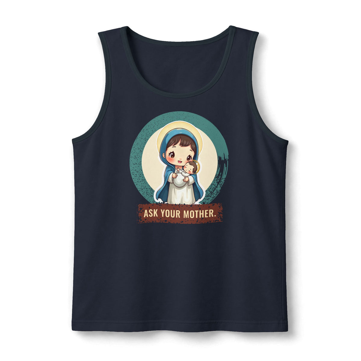 The Virgin Mary: Queen of Peace — Unisex Muscle Tank