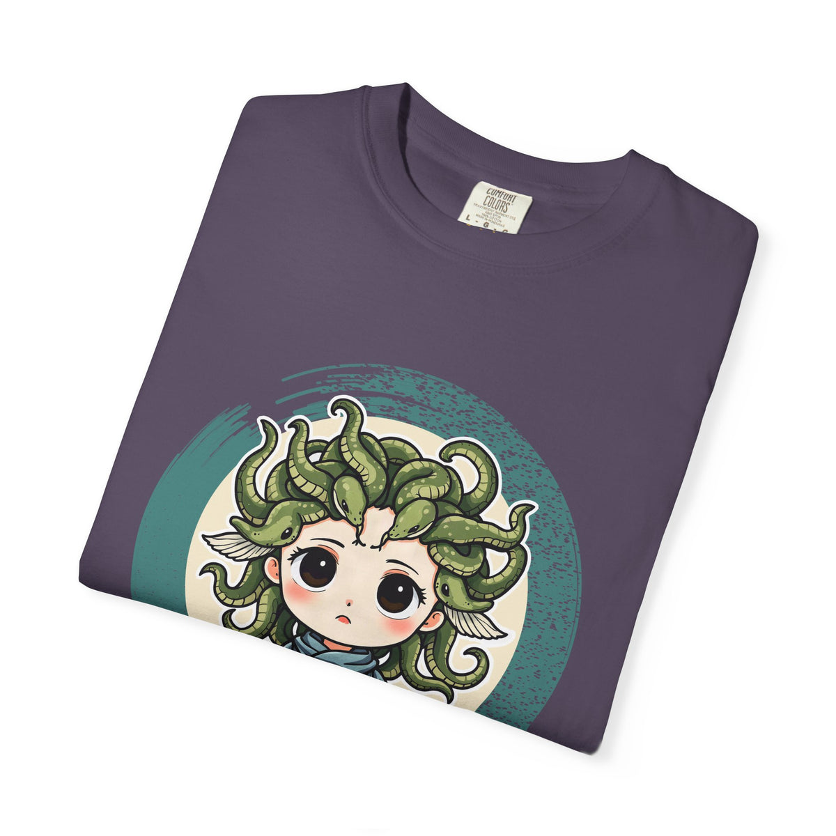 Medusa · “Look again.” — Garment-Dyed T-Shirt