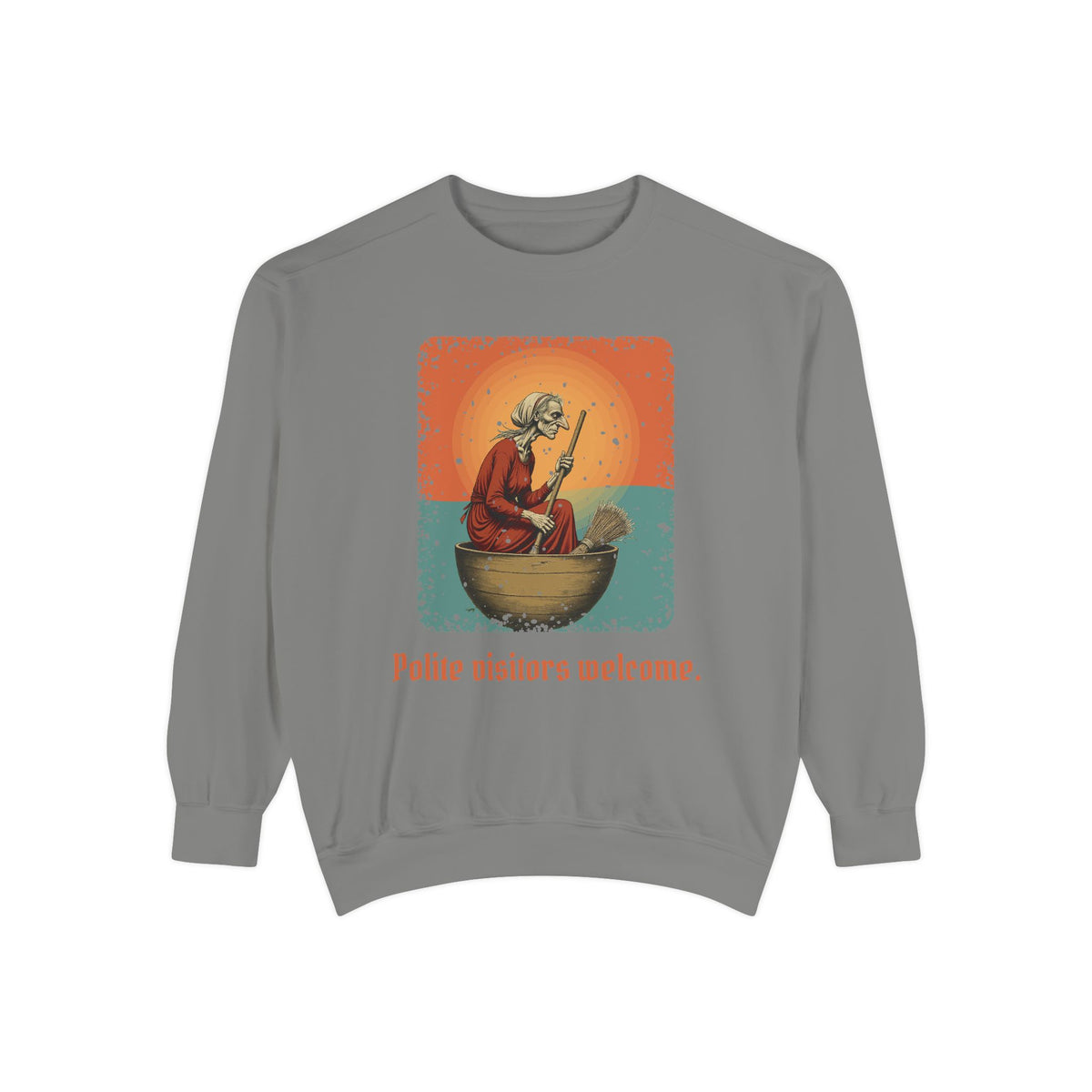 Baba Yaga: Bony Leg — Garment-Dyed Sweatshirt