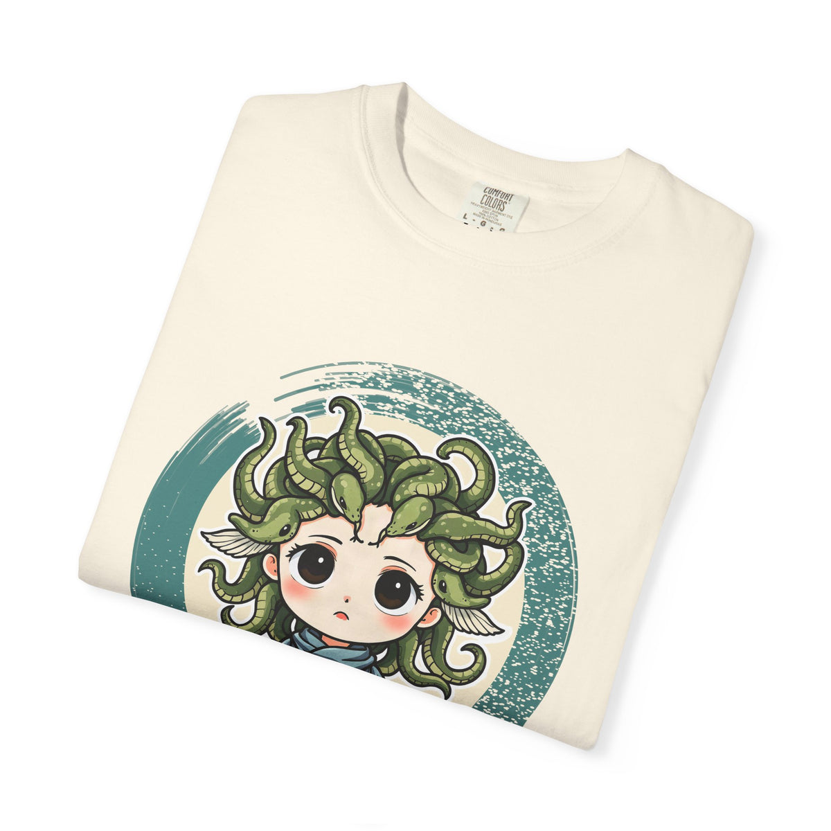 Medusa · “Look again.” — Garment-Dyed T-Shirt