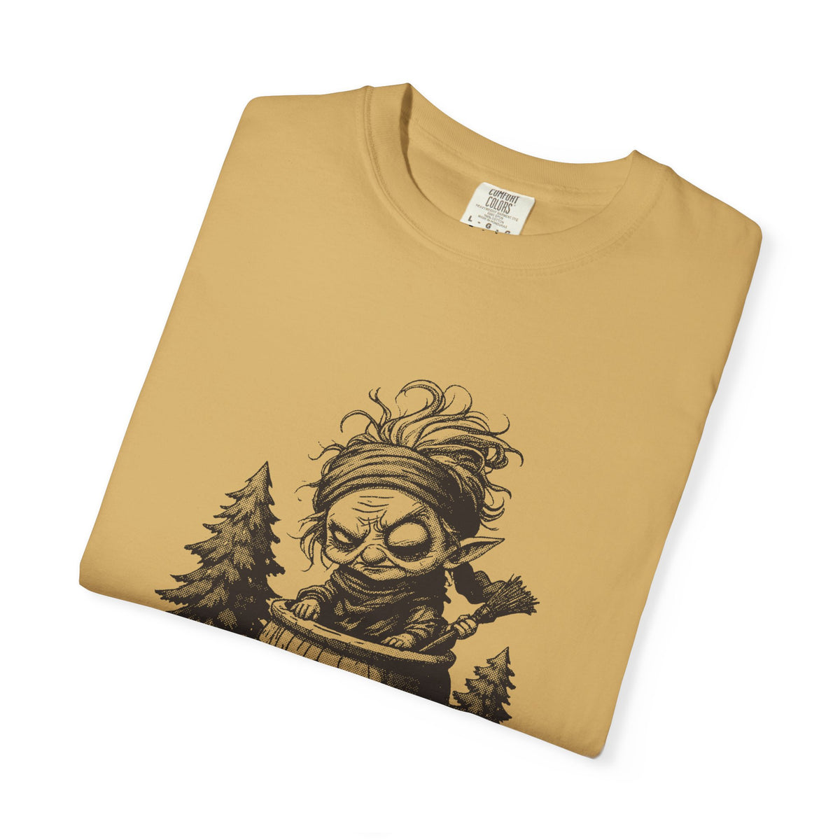 Baba Yaga · “Polite visitors welcome.” — Garment-Dyed One-Ink Tee