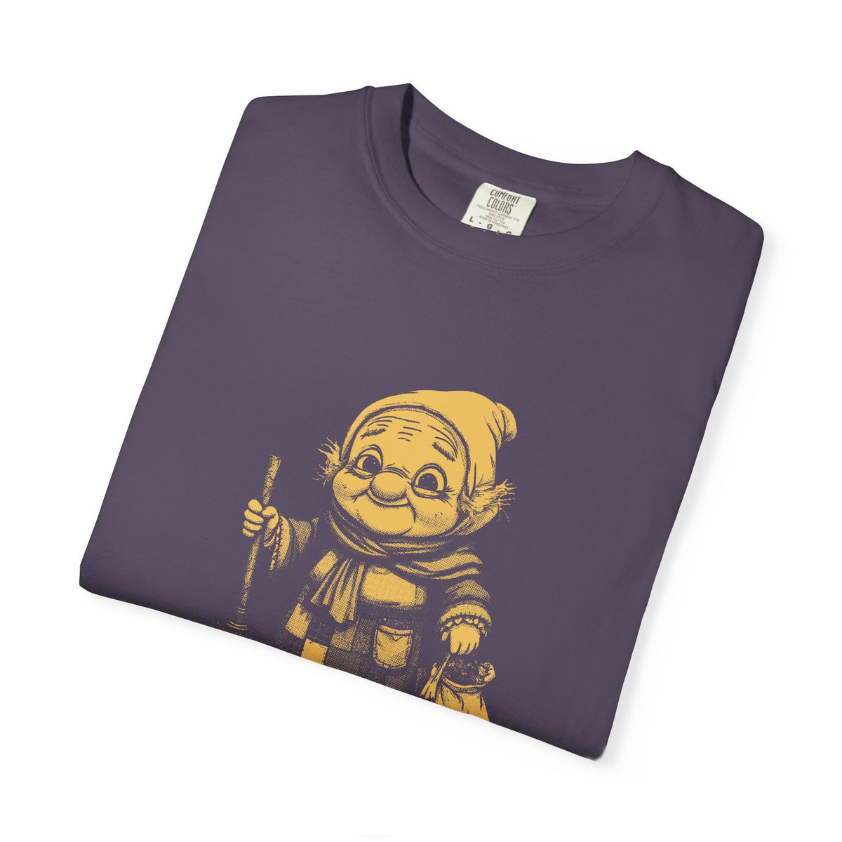 La Befana · “Sweep the old year out.” — Garment-Dyed One-Ink Tee