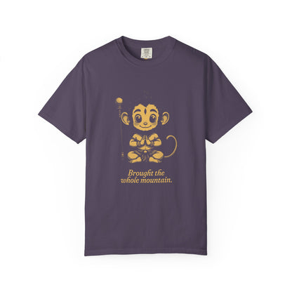 Hanuman · “Brought the whole mountain.” — Garment-Dyed One-Ink Tee