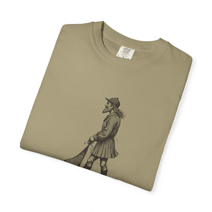 Loki: Maker of the First Net — Garment-Dyed One-Ink Tee