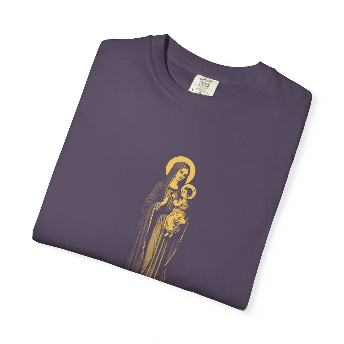 The Virgin Mary · “Ask your mother.” — Garment-Dyed One-Ink Tee