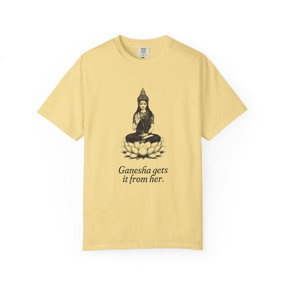 Parvati: Aparna, Who Refused Even a Leaf — Garment-Dyed One-Ink Tee