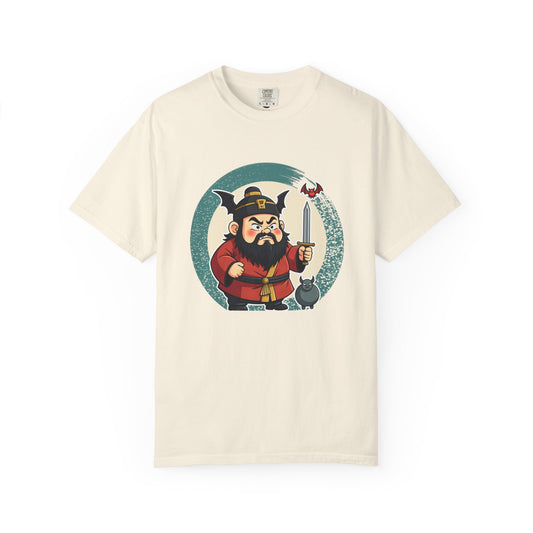 Zhong Kui: Bringer of the Five Blessings — Garment-Dyed T-Shirt
