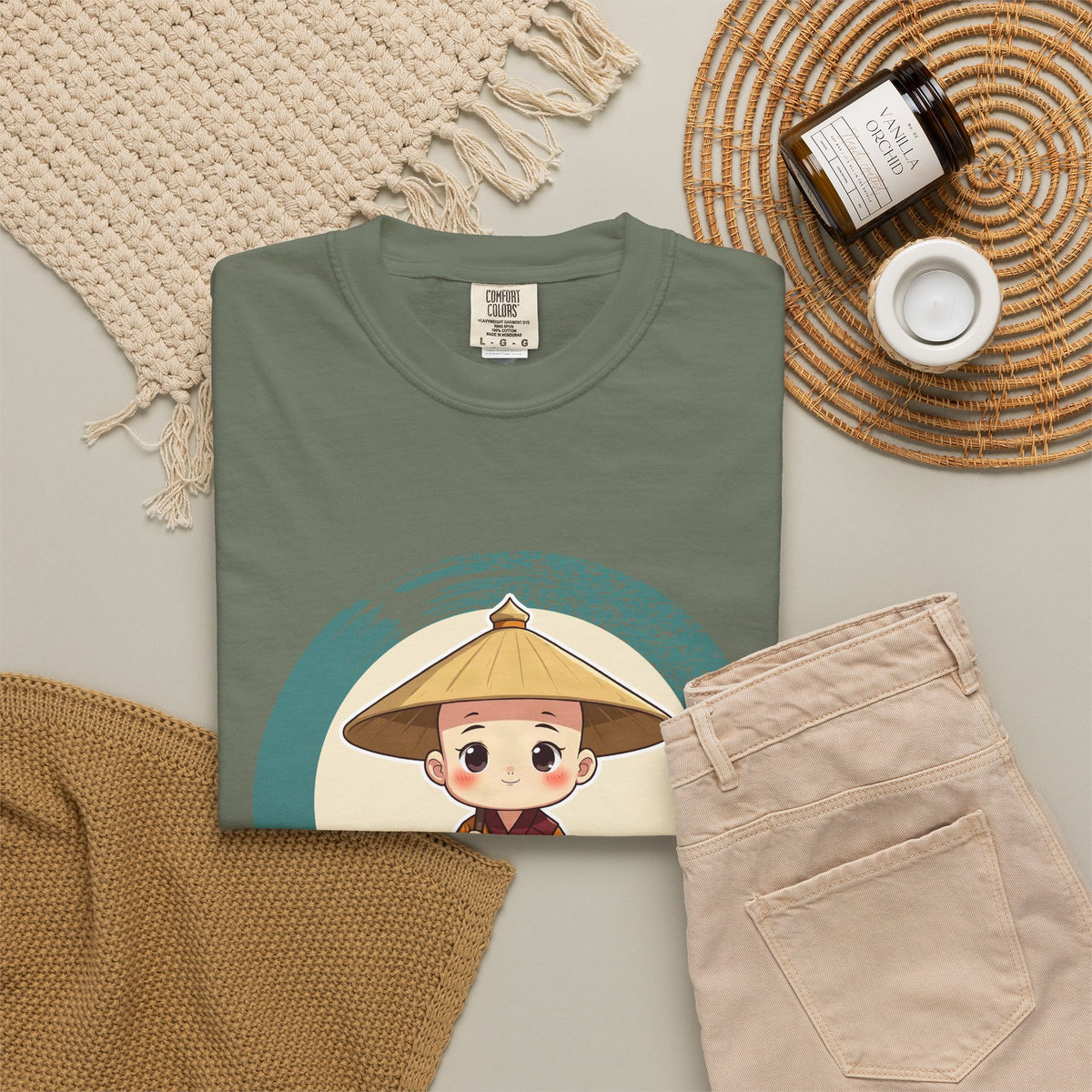 Kōbō Daishi · “Never walking alone.” — Garment-Dyed T-Shirt