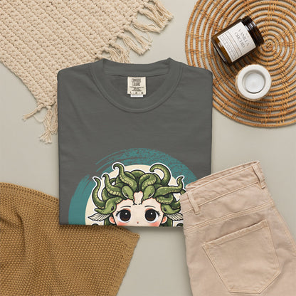 Medusa · “Look again.” — Garment-Dyed T-Shirt