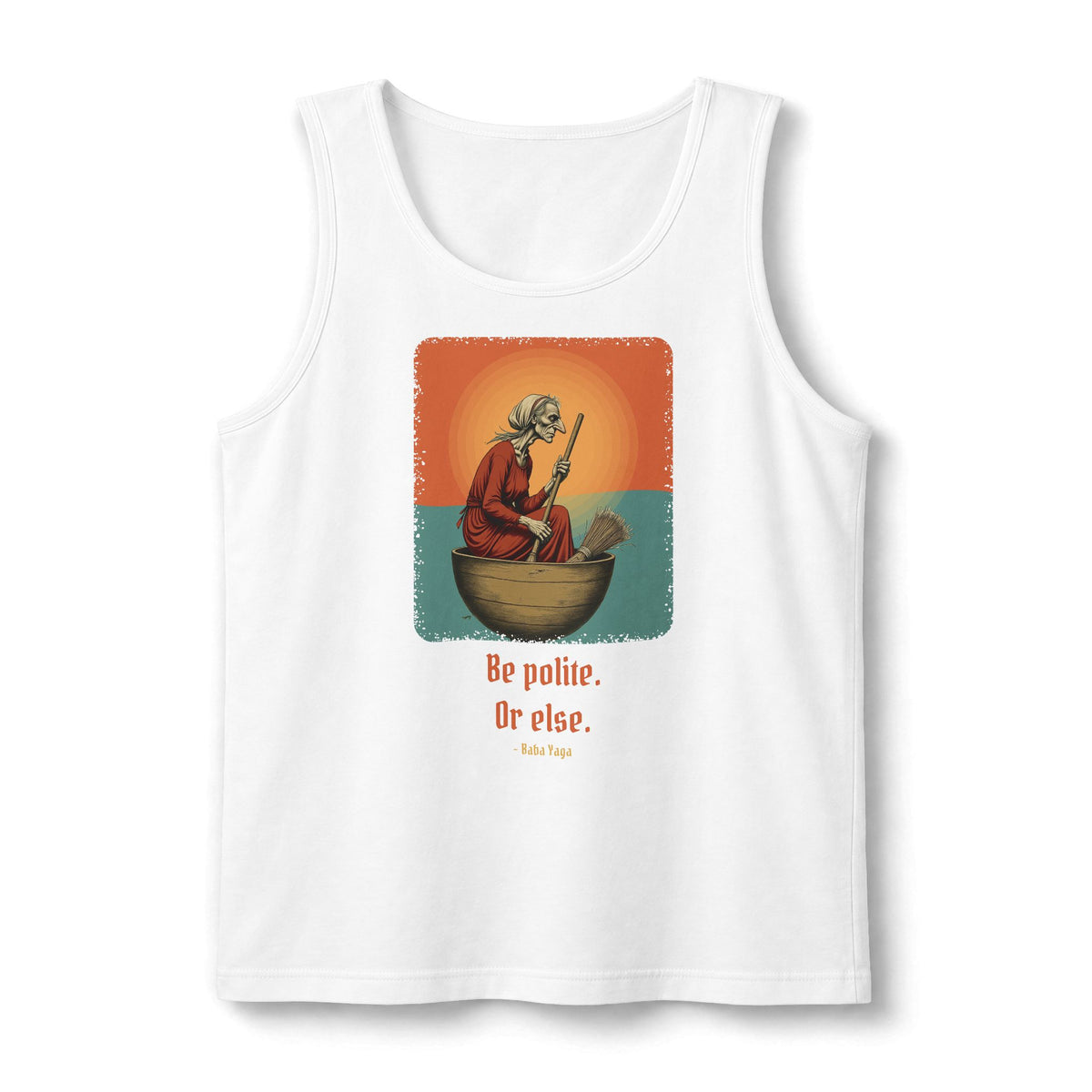 Baba Yaga: Bony Leg — Unisex Muscle Tank