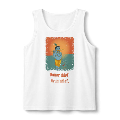 Krishna: Protector of Cows — Unisex Muscle Tank