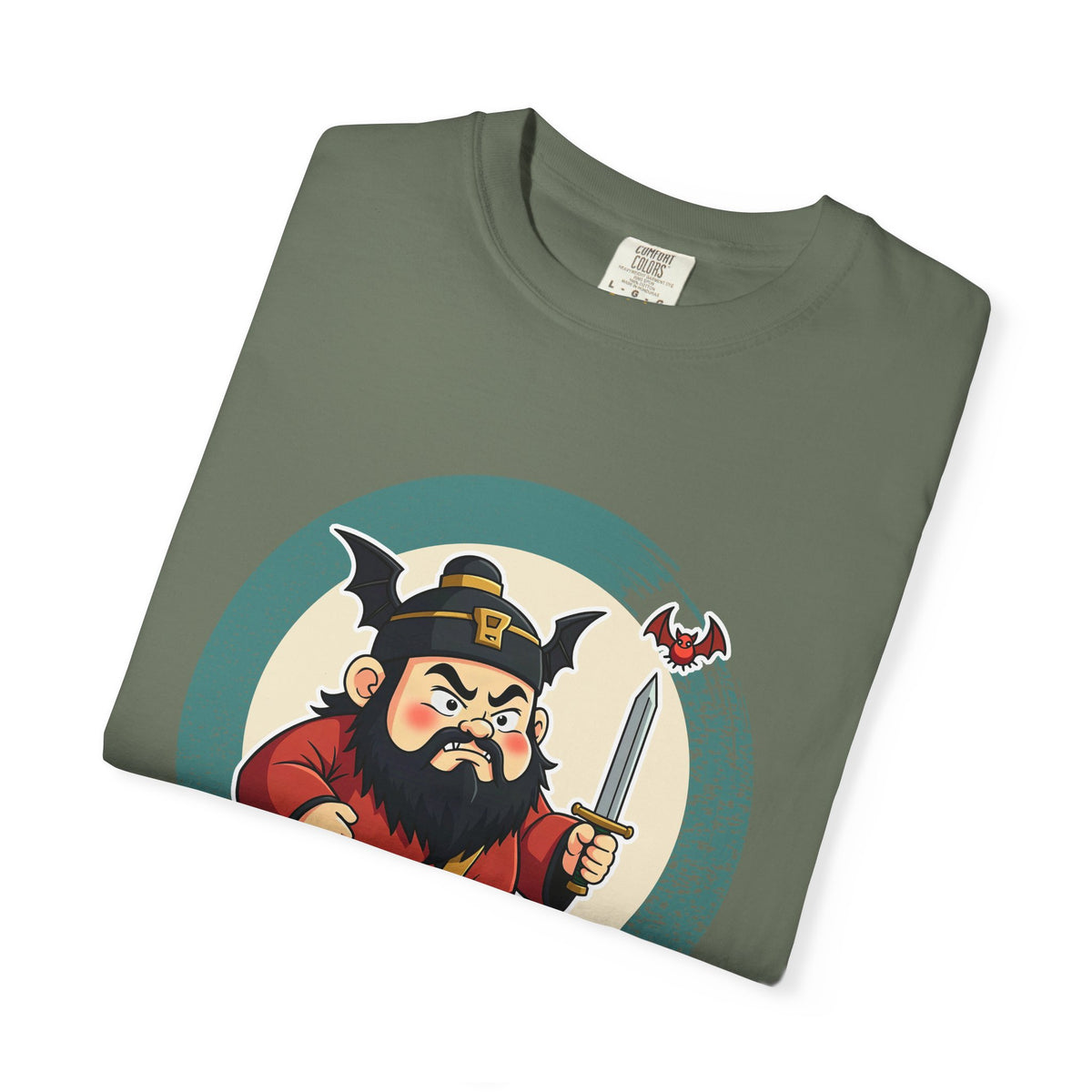 Zhong Kui: Bringer of the Five Blessings — Garment-Dyed T-Shirt