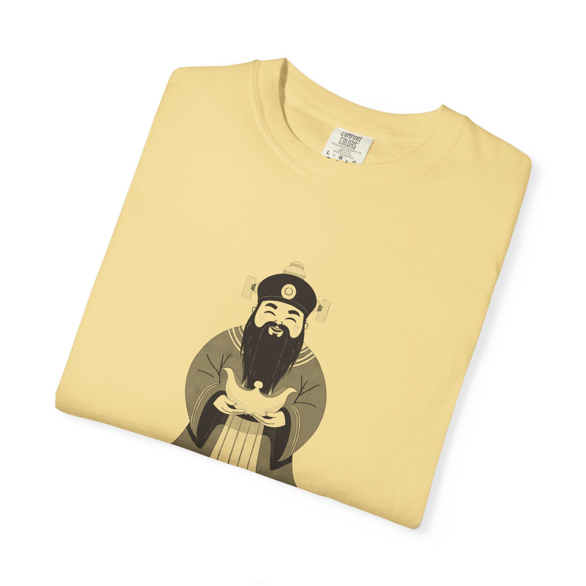 Caishen: The Civil God of Wealth — Garment-Dyed One-Ink Tee