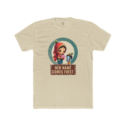 Radha · “Her name comes first.” — Unisex T-Shirt