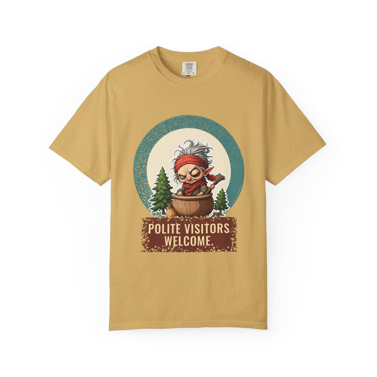 Baba Yaga: Grandmother Witch — Garment-Dyed T-Shirt