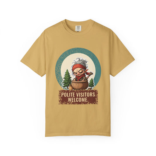 Baba Yaga: Grandmother Witch — Garment-Dyed T-Shirt