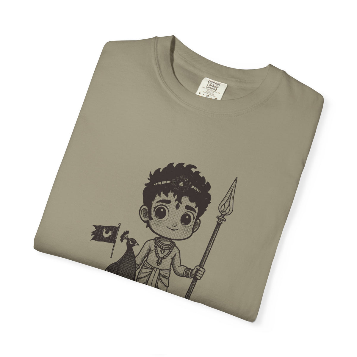 Murugan · “He taught his father.” — Garment-Dyed One-Ink Tee