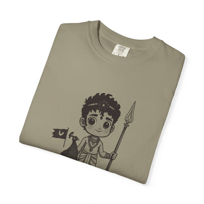 Murugan · “He taught his father.” — Garment-Dyed One-Ink Tee