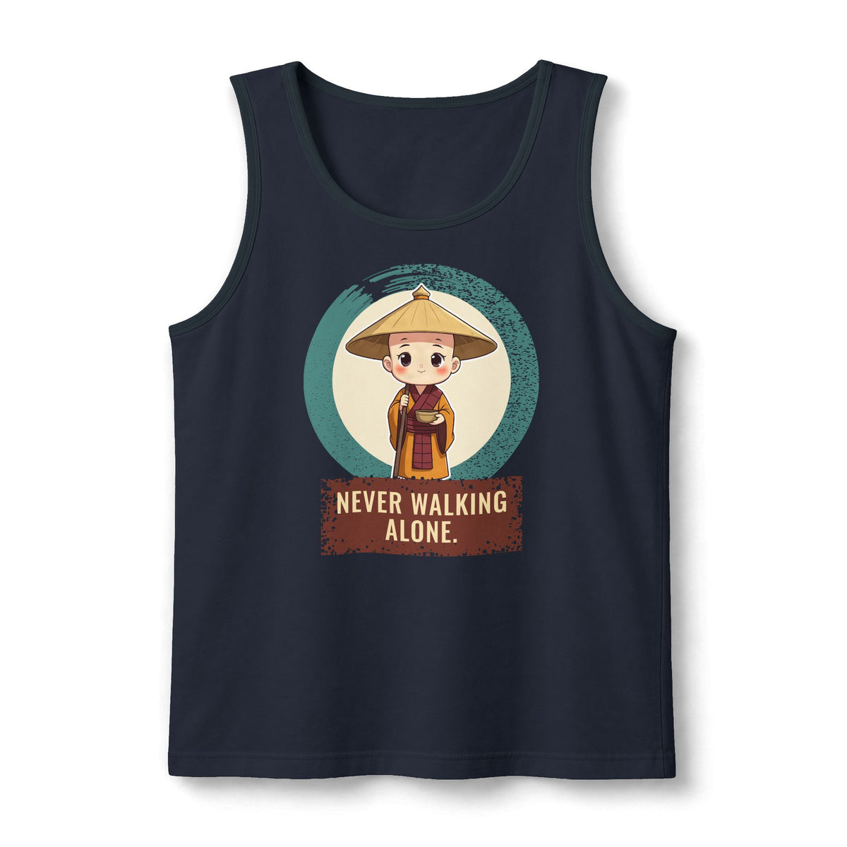 Kōbō Daishi: Walking with Every Pilgrim — Unisex Muscle Tank