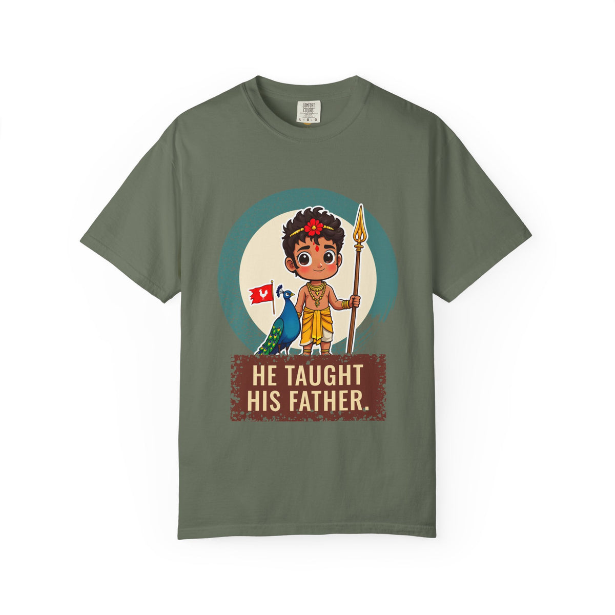 Murugan: Two Companions from One Tree — Garment-Dyed T-Shirt