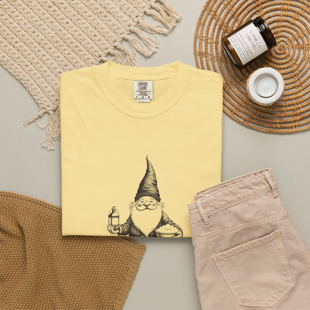 Tomte · “Don't forget the butter.” — Garment-Dyed One-Ink Tee