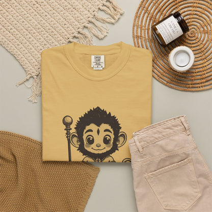 Hanuman · “Brought the whole mountain.” — Garment-Dyed One-Ink Tee
