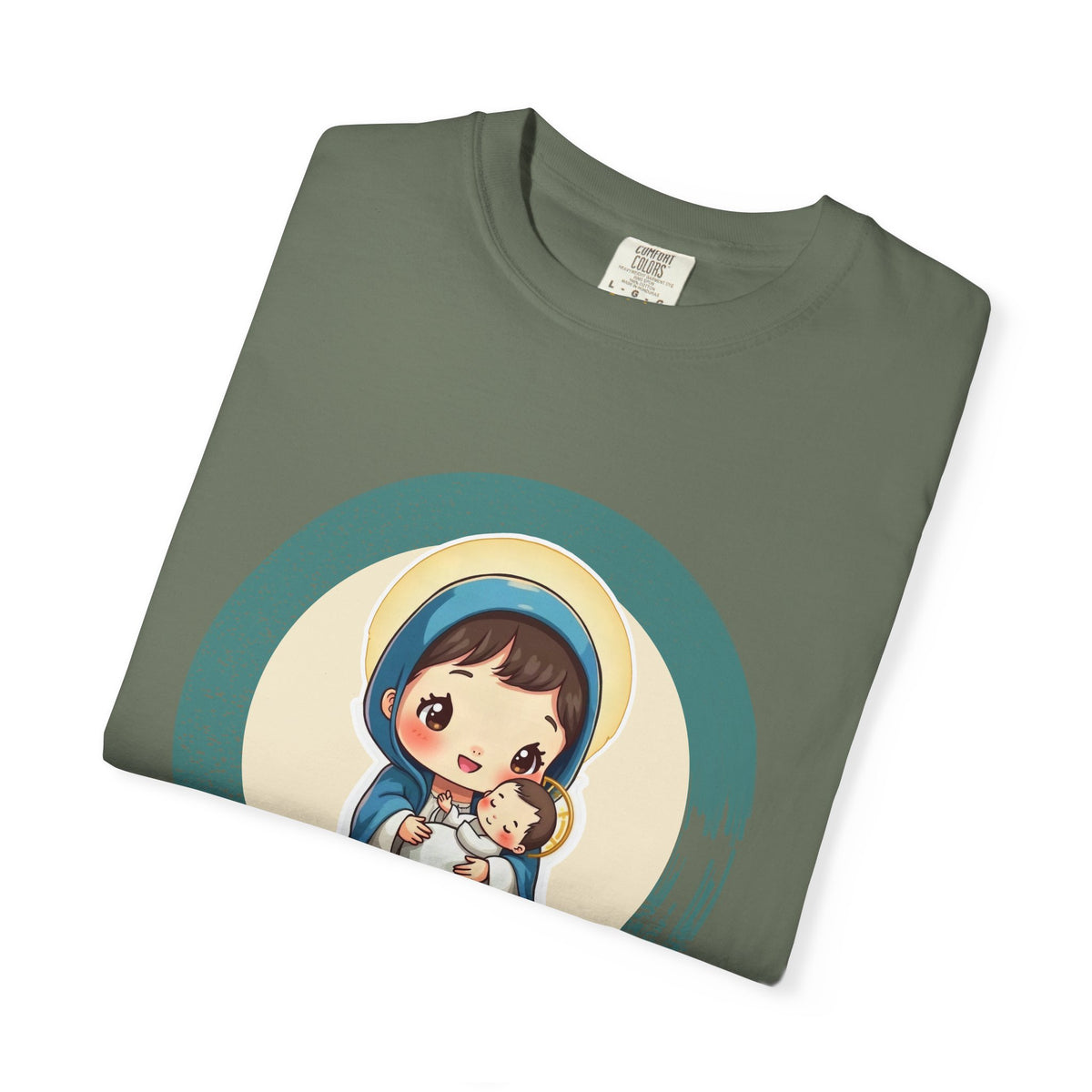 The Virgin Mary · “Ask your mother.” — Garment-Dyed T-Shirt