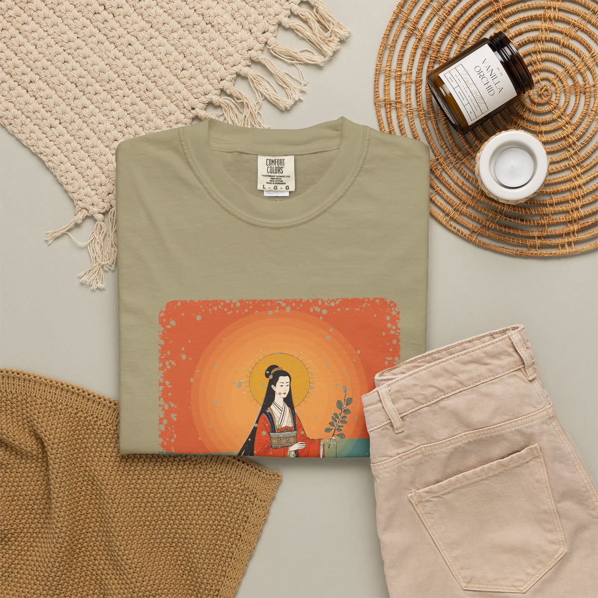 Amaterasu · “Came out of the cave for this.” — Garment-Dyed T-Shirt