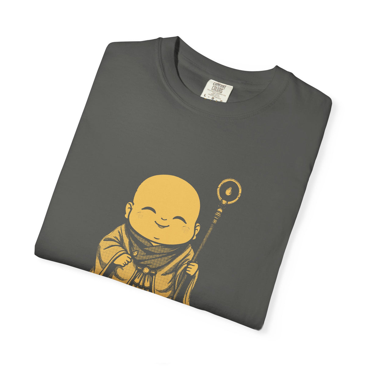 Jizō · “Travel buddy.” — Garment-Dyed One-Ink Tee