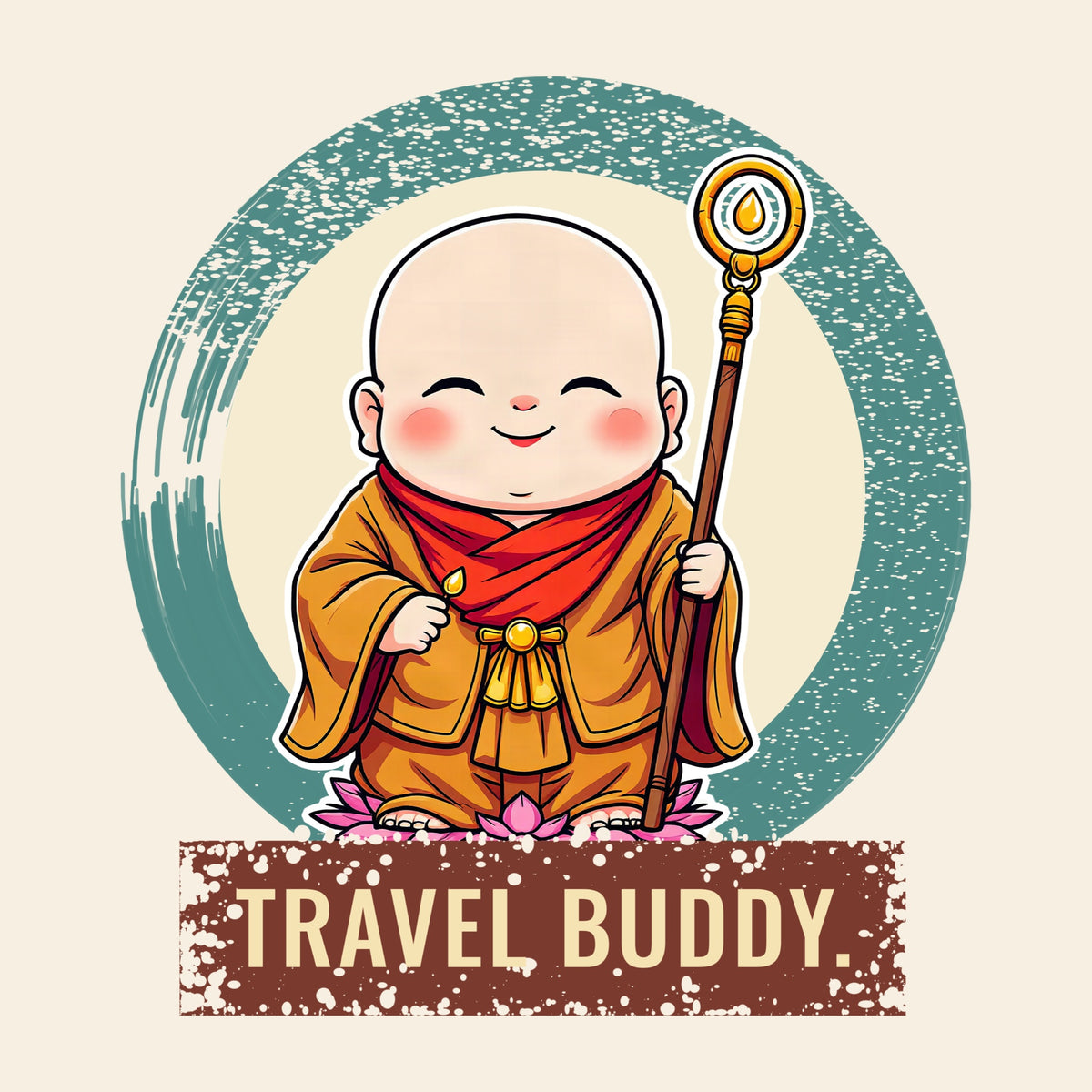 Design card: Jizō, “Travel buddy.”