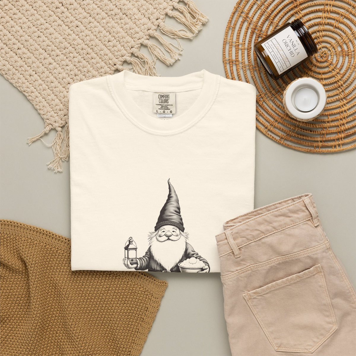 Tomte · “Don't forget the butter.” — Garment-Dyed One-Ink Tee