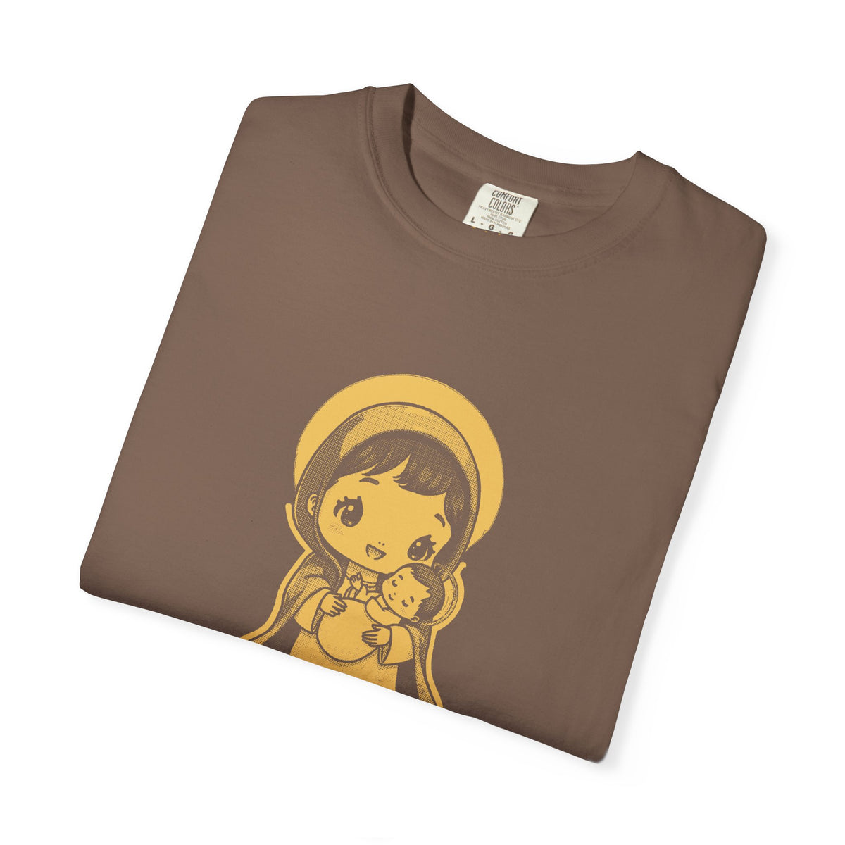 The Virgin Mary · “Ask your mother.” — Garment-Dyed One-Ink Tee