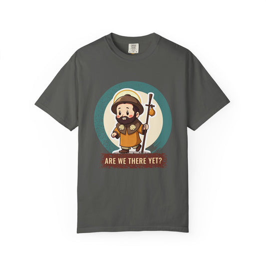 St James the Greater: Patron of Pilgrims — Garment-Dyed T-Shirt