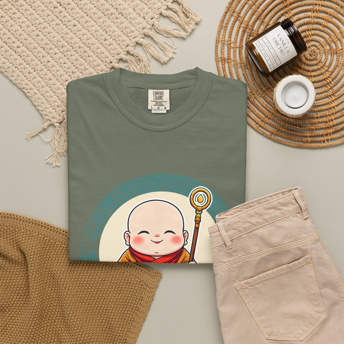 Jizō: Keeper of the Great Vow — Garment-Dyed T-Shirt