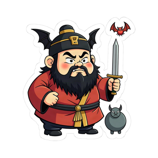 Zhong Kui: Bringer of the Five Blessings — Sticker