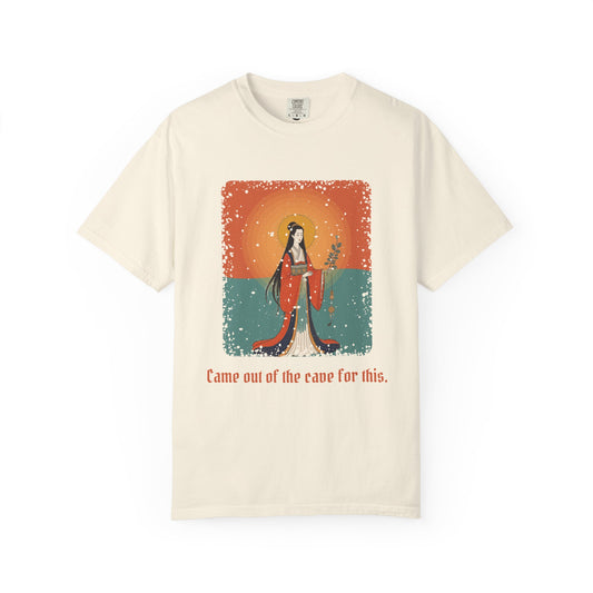 Amaterasu: She Who Shines in Heaven — Garment-Dyed T-Shirt