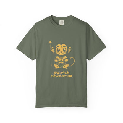 Hanuman · “Brought the whole mountain.” — Garment-Dyed One-Ink Tee