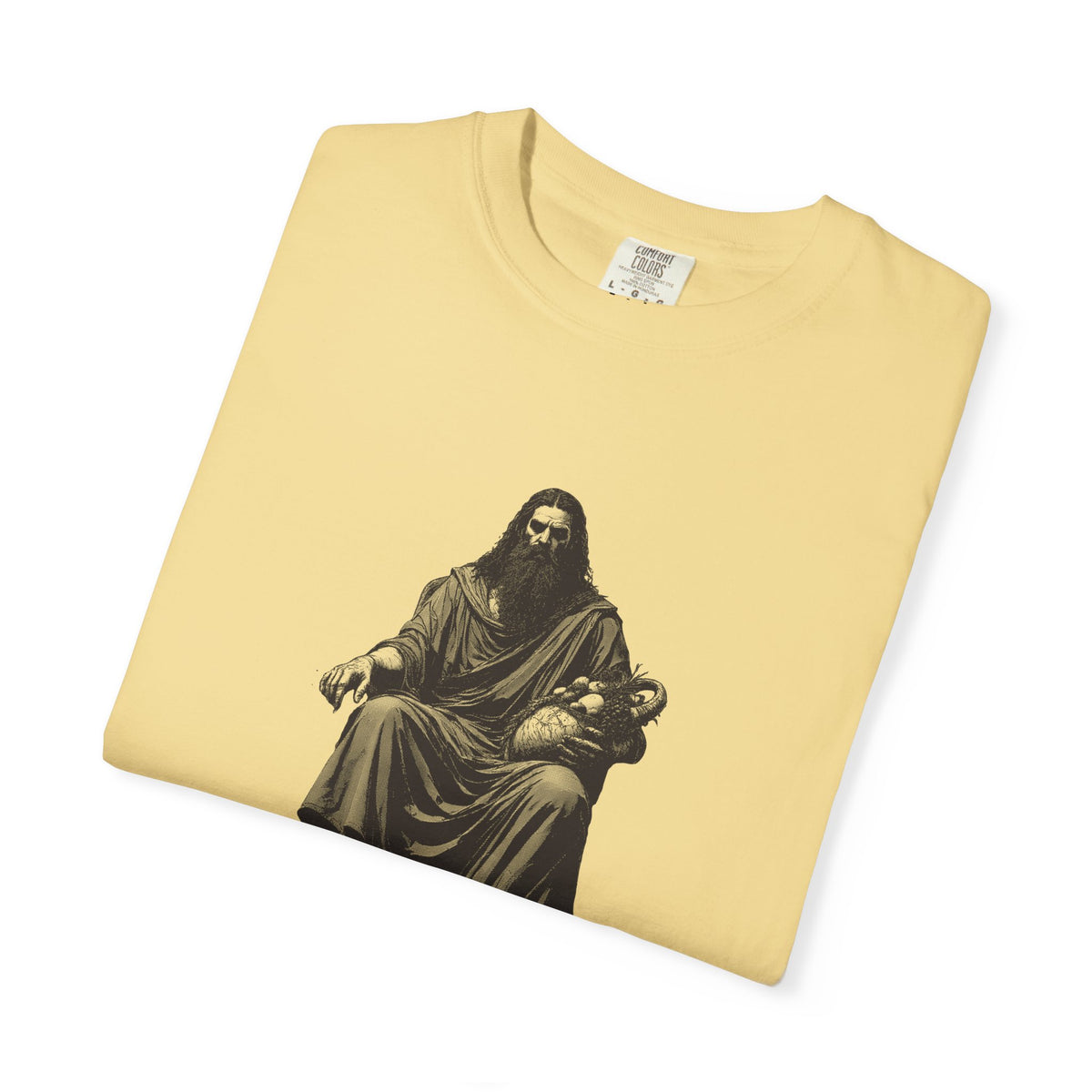 Hades · “Stern, not wicked.” — Garment-Dyed One-Ink Tee