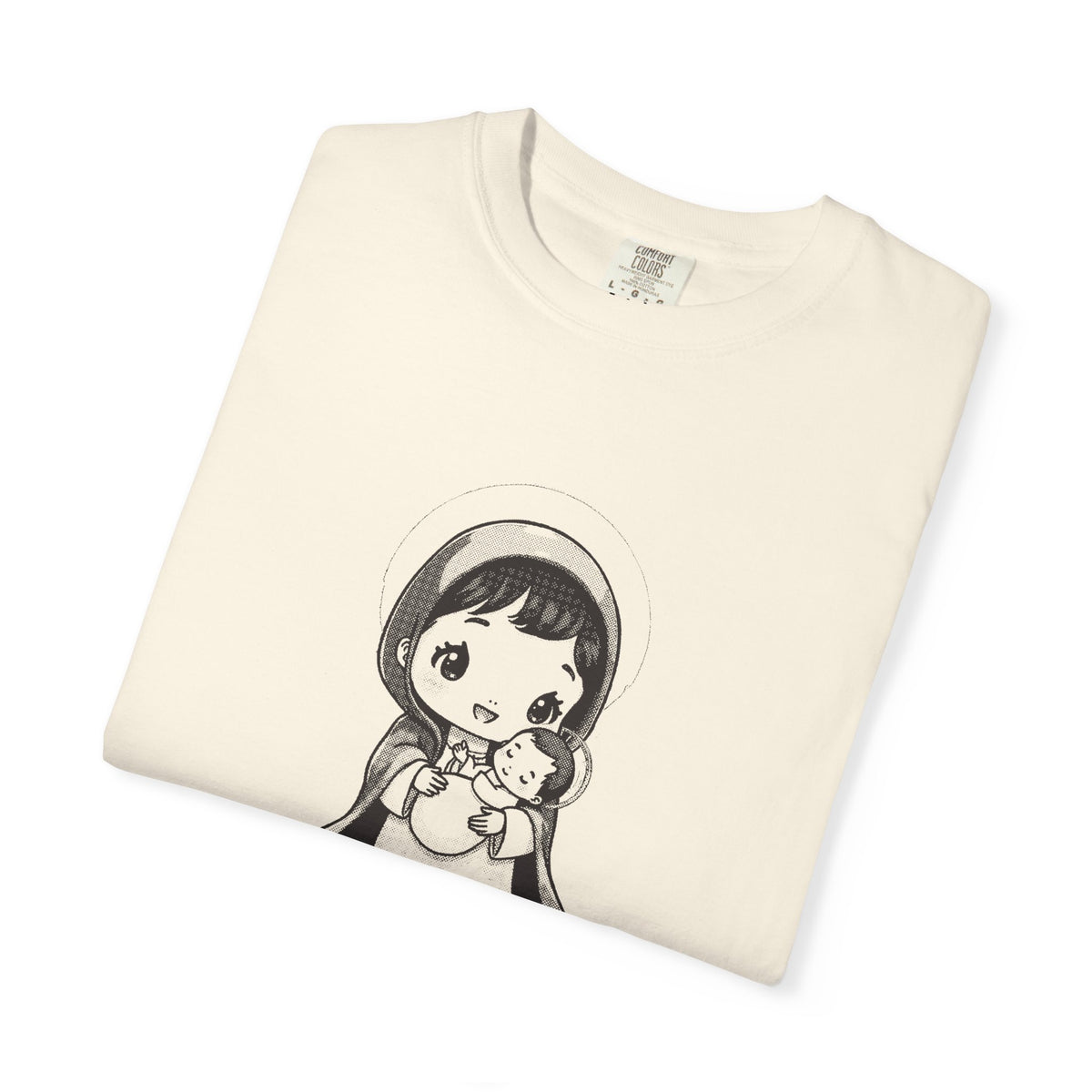 The Virgin Mary · “Ask your mother.” — Garment-Dyed One-Ink Tee